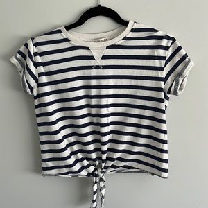 Cotton On Striped Tee With Tie